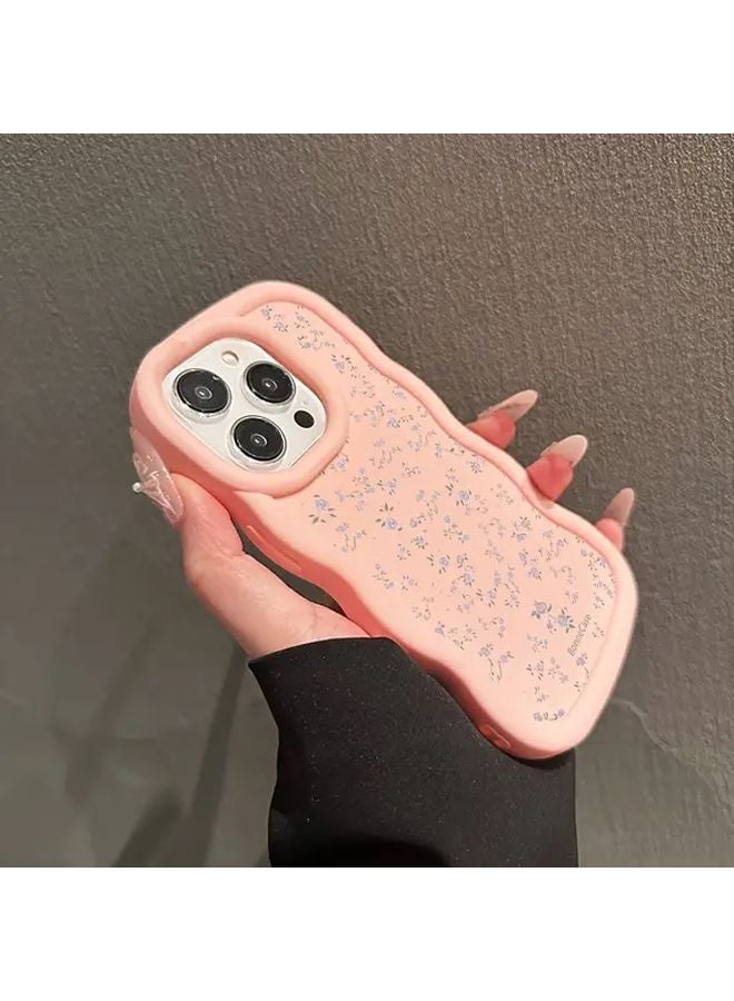 Pink Rose Sea Air Cushion Anti Drop Phone Case For iPhone 15 Pro Max - Image 3